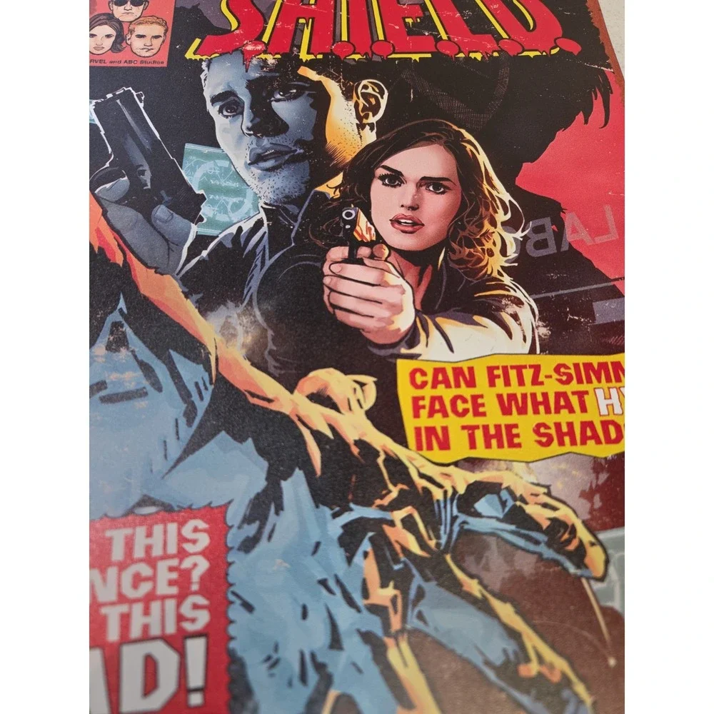 Agents of S.H.I.E.L.D.‎ Vintage Look Tin Poster Marvel Wall Art Home Decor